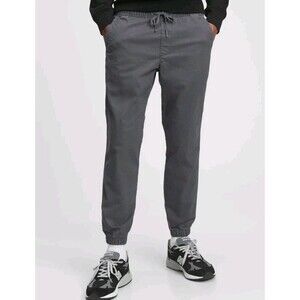 Gap Gapflex Charcoal Dark Pearl Gray Essential Jogger Size Large NWT Retail $49